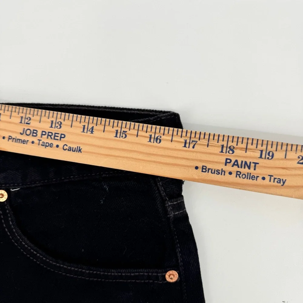 Vintage Levi‎ 550 Jeans Shorts 33 Mens Black Relaxed Fit Denim